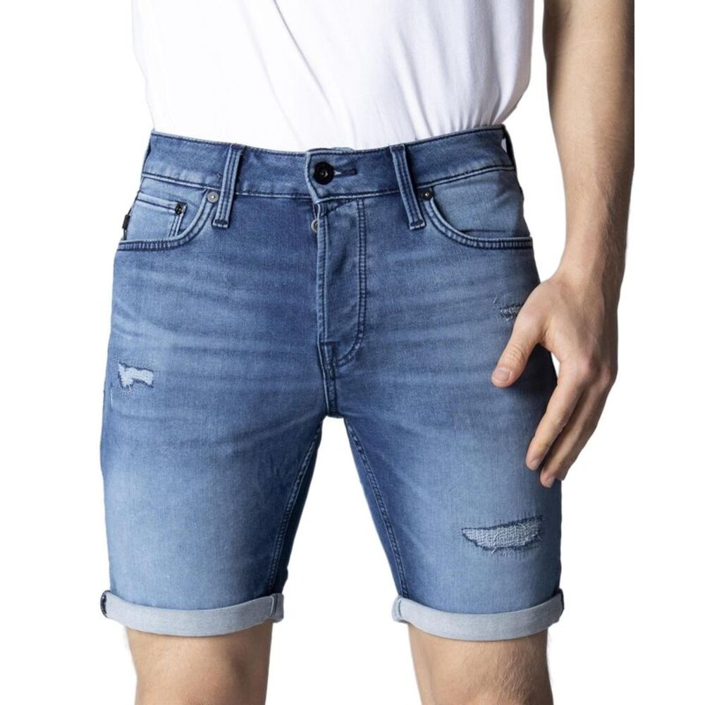 Jack & Jones Blue Denim Men's Shorts